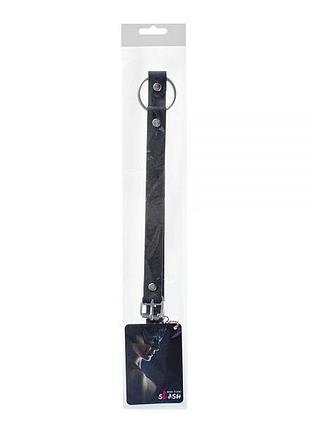 Кляп leather o-ring gag, black 3