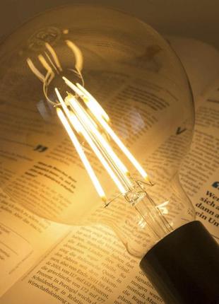 Светодиодная лампа extrastar edison накаливания 4 вт (в наборе 2 лампочки )