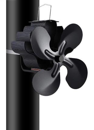 Aujelly 4 blade rotor blades, powerless fan fi дровяні печі, вентилятор печі, fi печі, без електрики