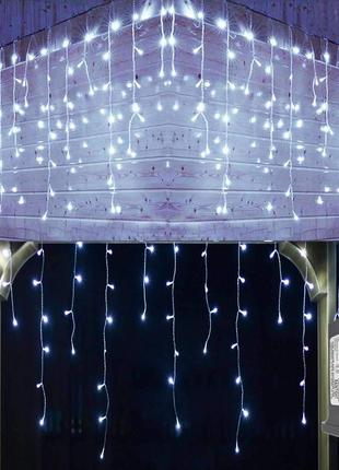 Yasenn icicle lights 300 світлодіодних гірлянд 29.5ft різдвяні вогні багатофункціональний з таймером