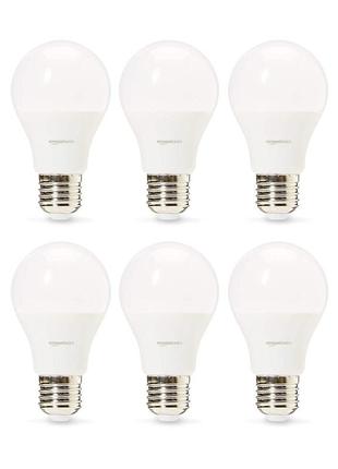Лампа эдисона, led e27 эквивалент 60 вт, теплый белый,упаковка из 6 шт.