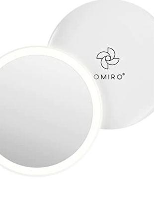 Компактне дзеркало для макіяжу omiro з підсвіткою