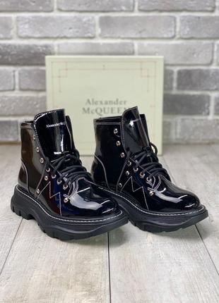 Женские ботинки  alexander mcqueen black