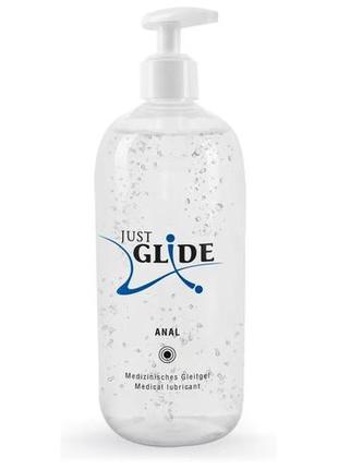Анальный лубрикант на водной основе just glide "anal" 500 ml германия