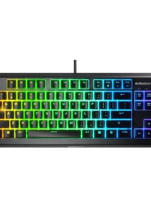 Б/у, без коробки, є потертості клавиатура steelseries apex 3 tkl usb eng/rus/ua (64831)