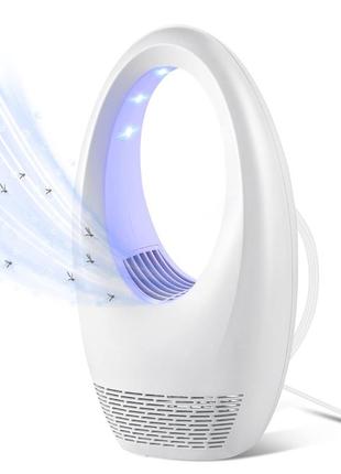 Лампа для уничтожения комаров в помещении - уф-излучение 365 нм с мощным вентилятором1 фото
