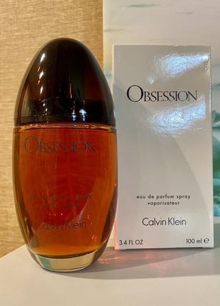 Edp calvin klein obsession оригінальна формула аромату старороб флакон на 100 мл