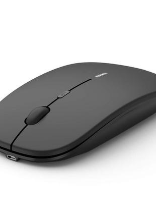 Бездротова безшумна usb-миша для портативних пк акумуляторна тонка миша від anmck