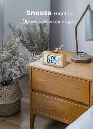 Деревянный цифровой будильник clock4 фото
