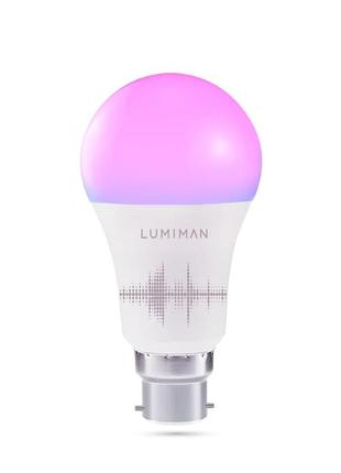 Lumiman pro — розумна світлодіодна лампа з wi-fi, що змінюють колір, великобританія, b22, байонетний роз'єм1 фото