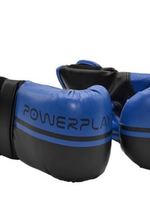 Снарядні рукавиці powerplay 3025 чорно-сині m10 фото