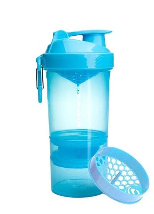 Шейкер спортивний smartshake original2go 600ml neon blue (original)