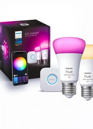 Стартовый комплект philips hue e27