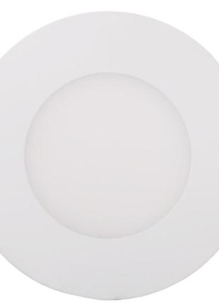 Панель светодиодная круглая-3вт (ø85 / ø72) 4200k, 240 люмен