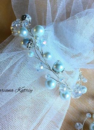 Колье для невесты, свадебное колье, набор украшений для невесты