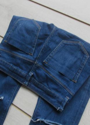 Зауженные джинсы скинни с разрезами на коленях от asos6 фото