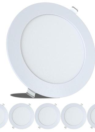 Світлодіодний вбудовуваний прожектор kavnea, з можливістю затемнення, 230 в, 7 вт, вбудовувані світильники ip44, 3000 k