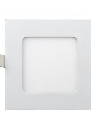 Панель светодиодная lezard квадратная-6вт (120x120) 4200k, 470 люмен