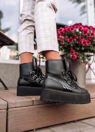 Женские ботинки puma x fenty by rihanna sneaker boot “black”8 фото