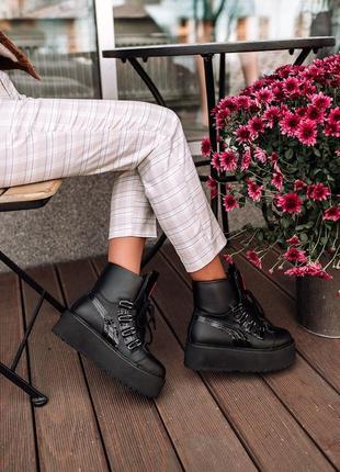 Женские ботинки puma x fenty by rihanna sneaker boot “black”9 фото