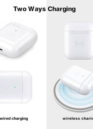 Сток! сменный чехол для беспроводной зарядки, совместимый с airpods 1 24 фото