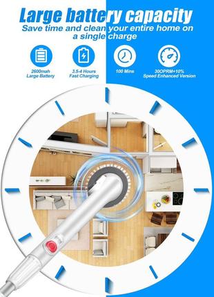 Aztarr electric spin scrubber беспроводной очиститель для душа щетка для чистки ванной комнаты