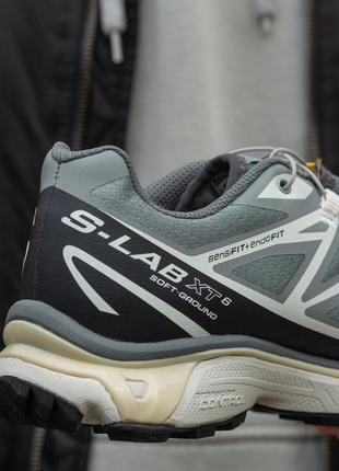 Мужские кроссовки salomon xt-6 dover silver black 40-41-42-43-44-454 фото