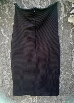 Платье мини "маленькое черное платье" в полоску mango7 фото