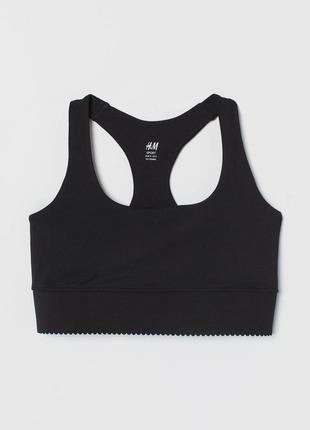 Спортивний топ h&m sport 0851774 s чорний