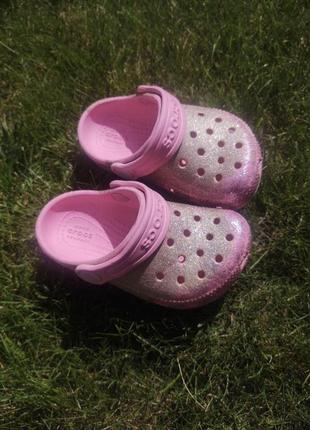 Кроксы crocs на девочку детские2 фото