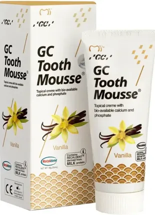 Крем для зубов gc tooth mousse vannilla 35 мл