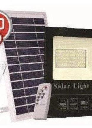 Ліхтар на акумуляторі, led світильник 60 вт із сонячною панеллю 20вт, акумулятор 16000мaч, пульт ду