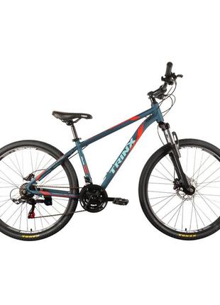 Велосипед 27,5" trinx majes 100 elite 2022 matt-blue-blue-red (10700119)