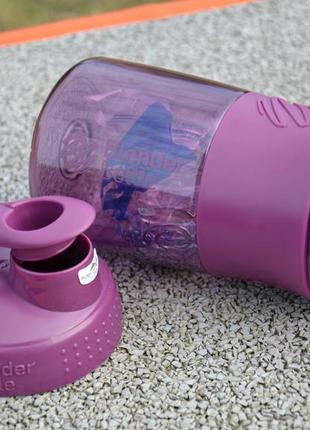 Шейкер спортивний (пляшка) blenderbottle sportmixer 20oz/590ml plum (original)9 фото