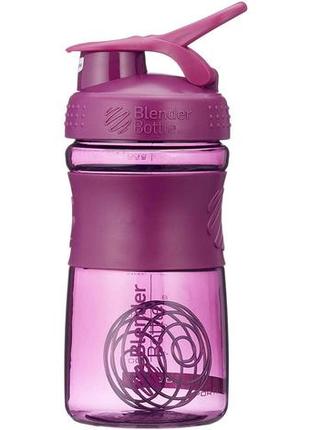 Шейкер спортивний (пляшка) blenderbottle sportmixer 20oz/590ml plum (original)2 фото