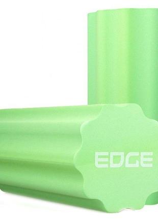 Масажний ролик edge профільований yoga roller eva ro3-45 зелений (45*15см.)1 фото