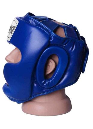 Боксерський шолом тренувальний powerplay 3043 синій xs4 фото