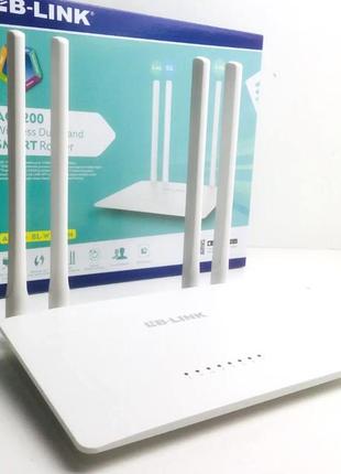 Маршрутизатор роутер smart wifi lb-link bl-w1210m ас1200 mbps 2.4ghz/5ghz