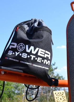 Рюкзак спортивний power system ps-7011 gym sack alpha blak/grey5 фото