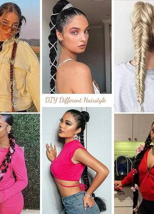 Синтетические волосы ”конский хвост” для плетения