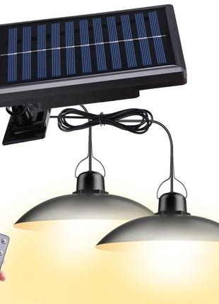 Солнечный светильник для навеса с дистанционным управлением, подвесной светильник lampelc 400lm