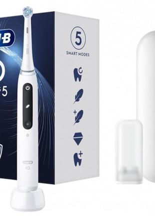 Зубна щітка braun oral-b series 5 iog5.1a6.1dk quite white1 фото