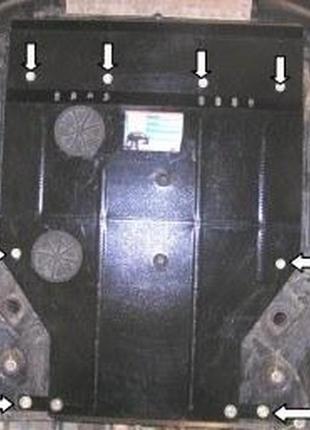 Защита двигателя fiat sedici 2006- kolchuga