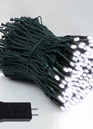 Bhclight 95ft 240 світлодіодні різдвяні гірлянди, казкові гірлянди різдвяні вогні