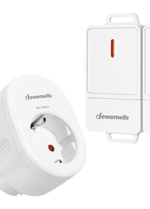 Бездротовий датчик deweniwls з магнітним контактом + радіовимикач, керування витяжкою і каміном, 3680 вт