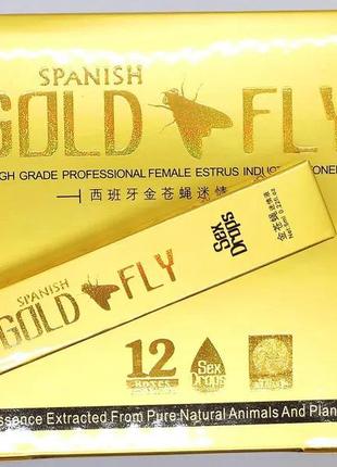 Топ женский збудник для жінок в капля шпанська мушка spanish gold fly 12шт в коробці супер ціна