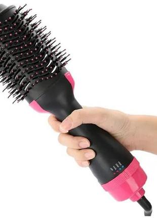 Фен щітка гребінець 3в1 one step hair dryer 1000 вт6 фото