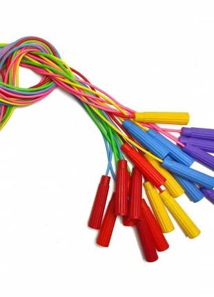Гр скакалка резинова кольорова s0002   довжина 2,4 м. ціна за зв’язку, у зв’язці 10шт "m toys"   ish