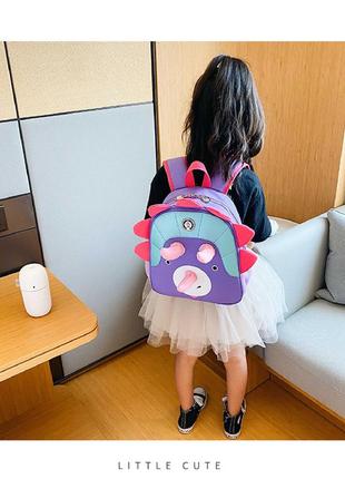 Детский рюкзак, фиолетовый.3 фото