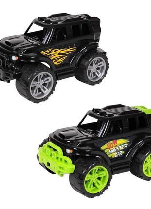 Гр іграшка "позашляховик" 4623   "monster car" 2 кольори "technok toys" в сітці   ish